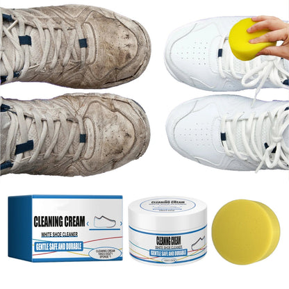 Dazzling White Shoes in Seconds!🫧Shoe Cleaning Cream