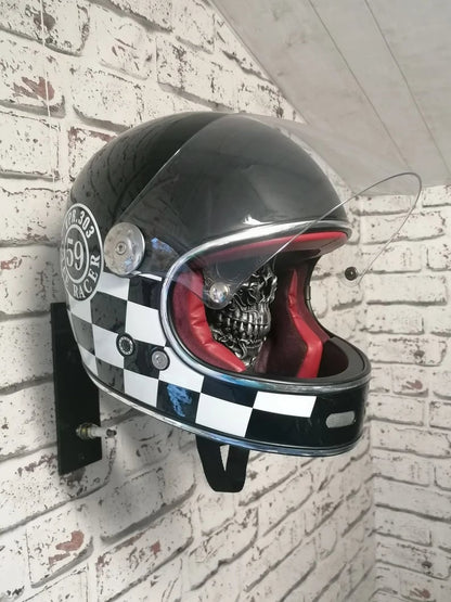 🏴‍☠️Motorcycle helmet and jacket skull holder