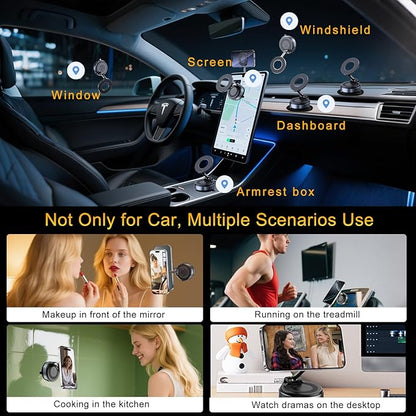 🏆 50K+ SOLD! – Almost Gone💥Vacuum magnetic car phone holder