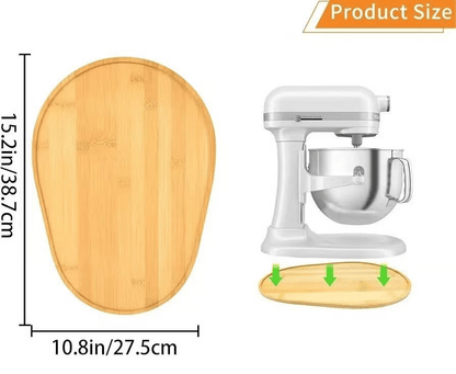 BUY 2 SAVE 5% FREE SHIPPING🔥🔥 Handmade Bamboo Mixer Mobile Tray, Waterproof, Anti-Slip & Corrosion-Resistant