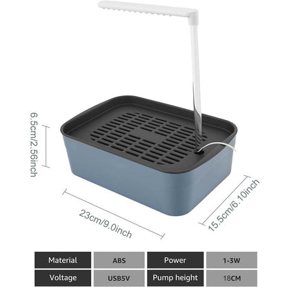 🔥Hot Sale 49% OFF - 🦜💦Automatic ABS Bird Bath Shower, Parrot Bathtub with Circulating Faucet for Pet Bird