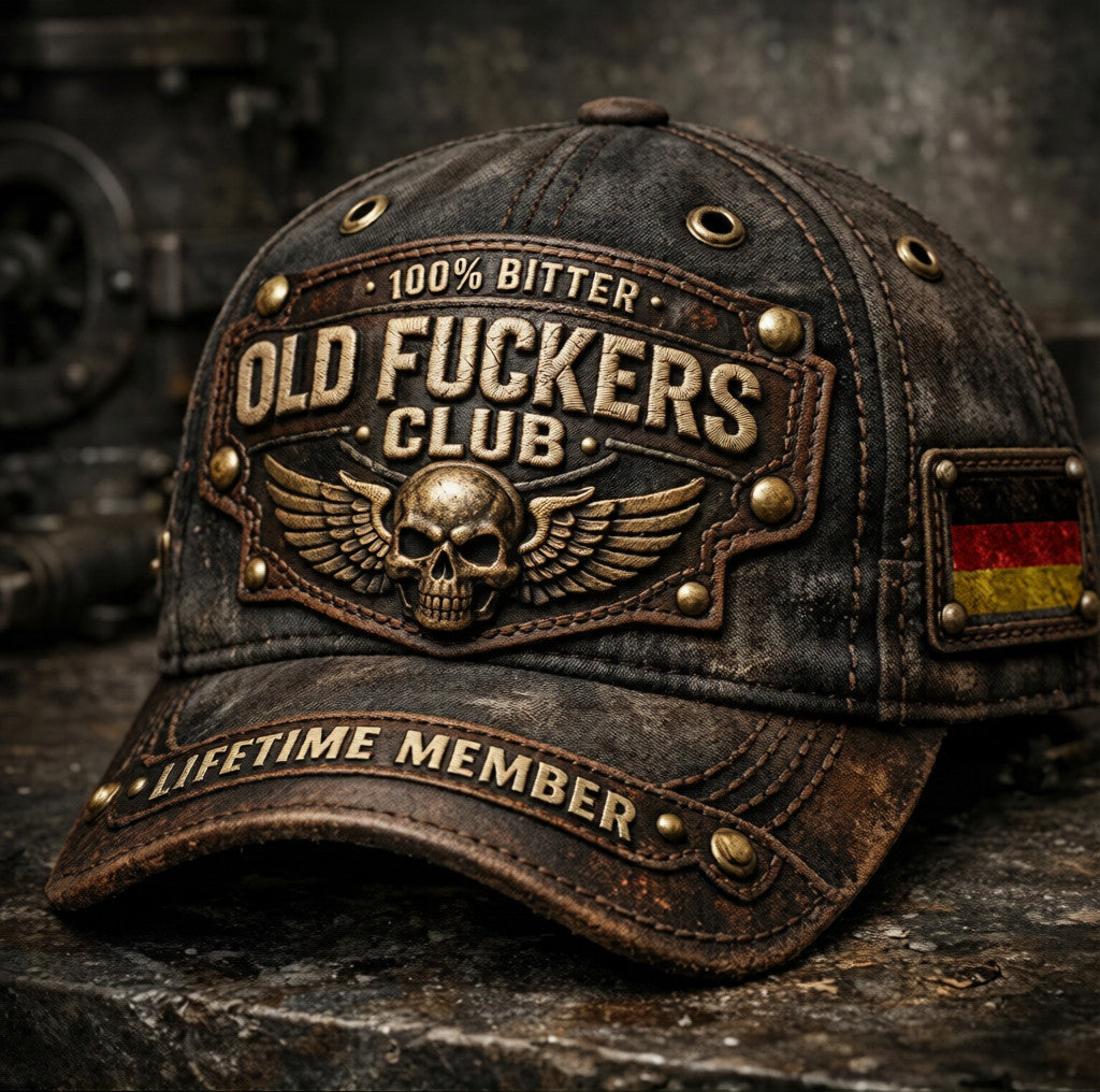 🎄New Year 50% OFF❤️Old Fuckers Club-Vintage Baseball Cap🎁