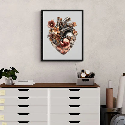 🎁 🔥 Visual 3D Mechanical Heart Wooden Jigsaw Puzzles - Gifts for Adults and Kids