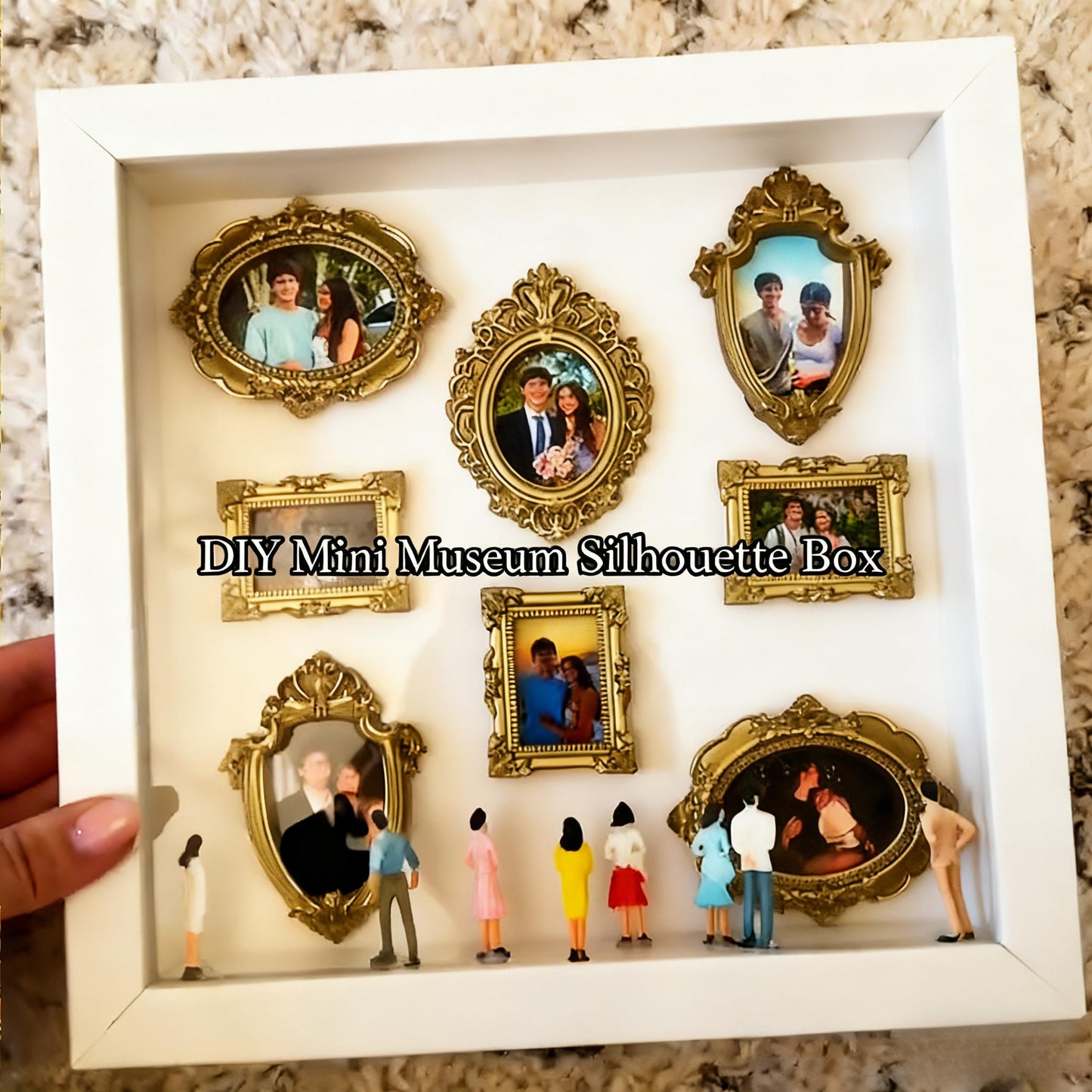 ✨DIY Mini Museum Silhouette Box – Celebrate Your Unique Memories in Style 💖