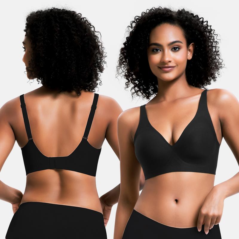 Jelly Comfortable Wireless Push Up Bras
