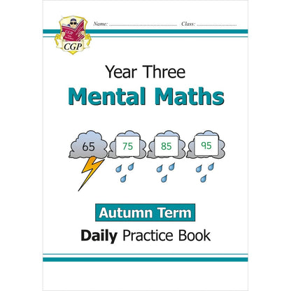 KS2 Year 3 Daily Practice Book Autumn Term 3 Books Collection Set: Maths, Mental Maths, Handwriting
