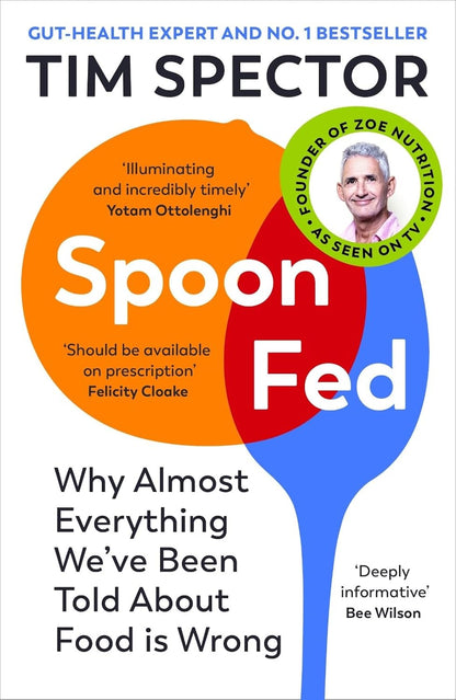 Tim Spector Collection 3 Books Set (Identically Different, Spoon-Fed, The Diet Myth)