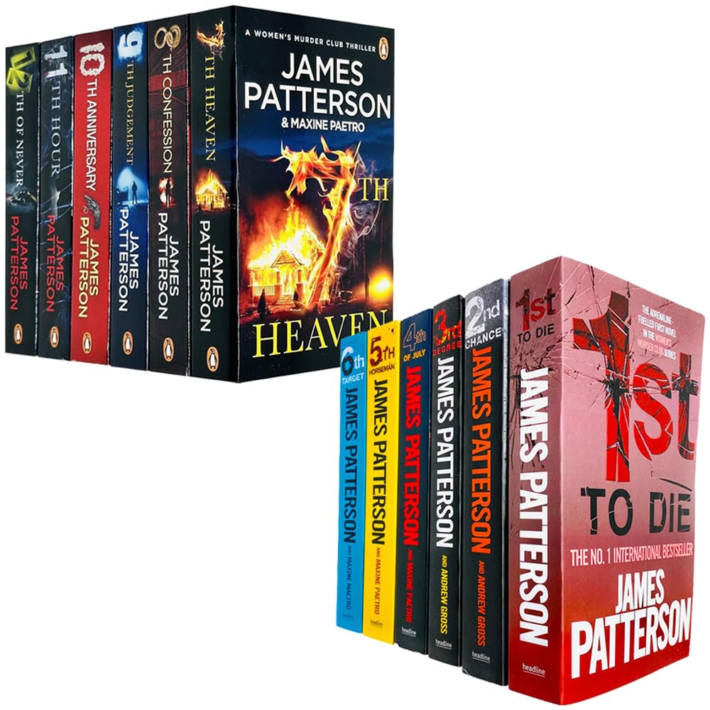 Women’s Murder Club 12 Books Collection Set by James Patterson | Crime & Thriller Series