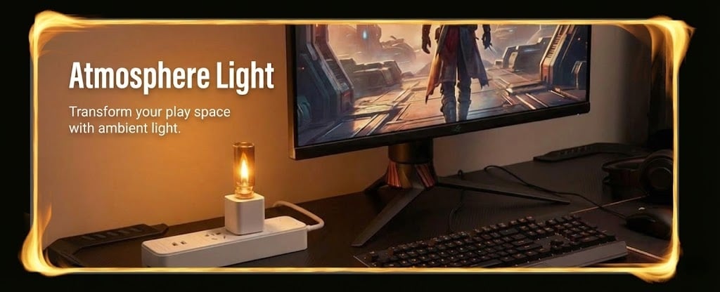USB Flame Ambiance Light