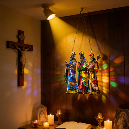 🌈 Angel Stained Glass Sun Catcher -- Turn Sunlight into a Whimsical Work of Art