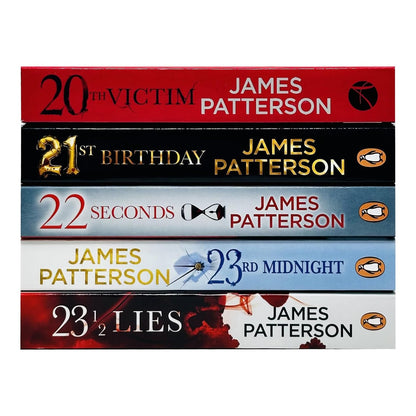 Women's Murder Club Series by James Patterson 5 Books Collection Set (20th Victim, 21st Birthday, 22 Seconds, 23rd Midnight, 23 1/2 Lies)