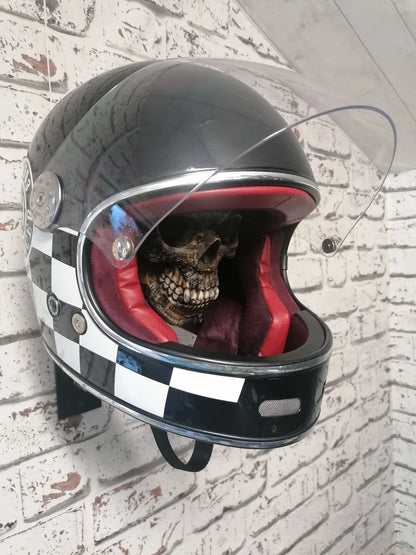 🏴‍☠️Motorcycle helmet and jacket skull holder