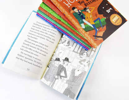 Sherlock Books, Sherlock Holmes Books, Childrens Collection, 30 Books Box Set