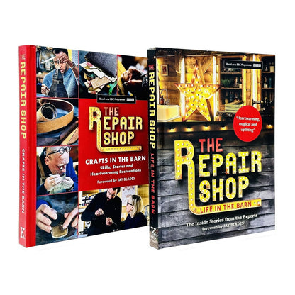 The Repair Shop Crafts In The Barn and The Repair Shop Life In The Barn By Elizabeth Wilhide 2 Books Collection Set