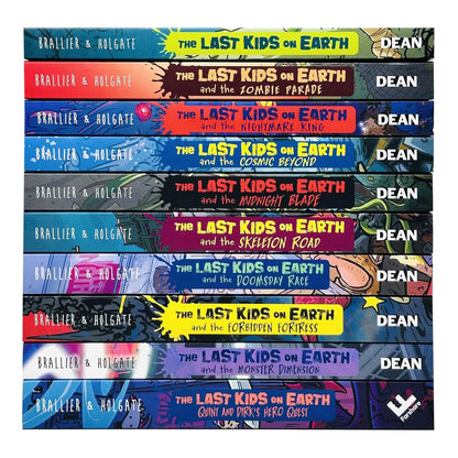 The Last Kids on Earth Series 10 Books Collection Set By Max Brallier (Last Kids On Earth, Zombie Parade, Nightmare King, Cosmic Beyond, Midnight Blade, Skeleton Road & More)