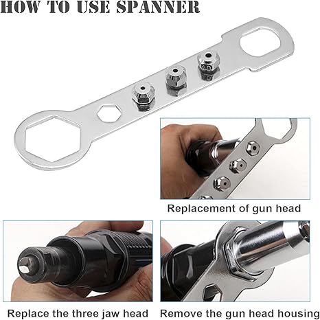 🔥Professional Electric Rivet Gun Adapter Kit