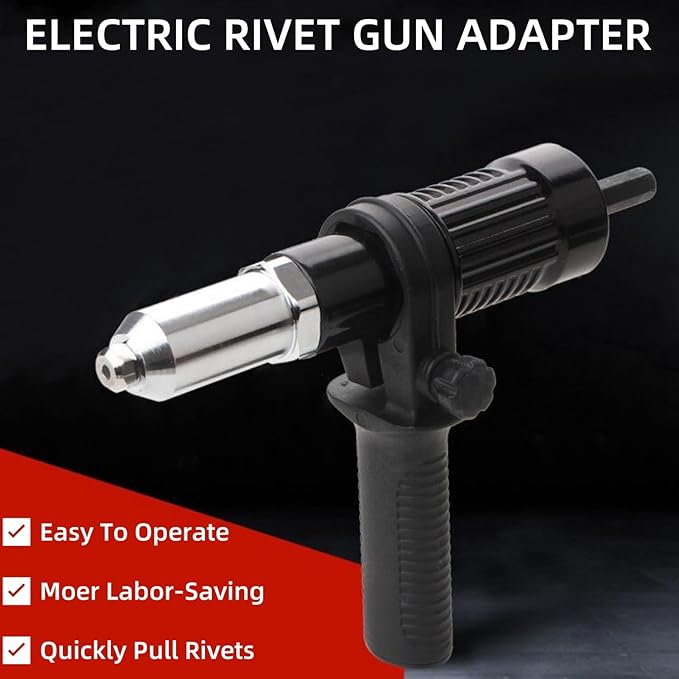 🔥Professional Electric Rivet Gun Adapter Kit
