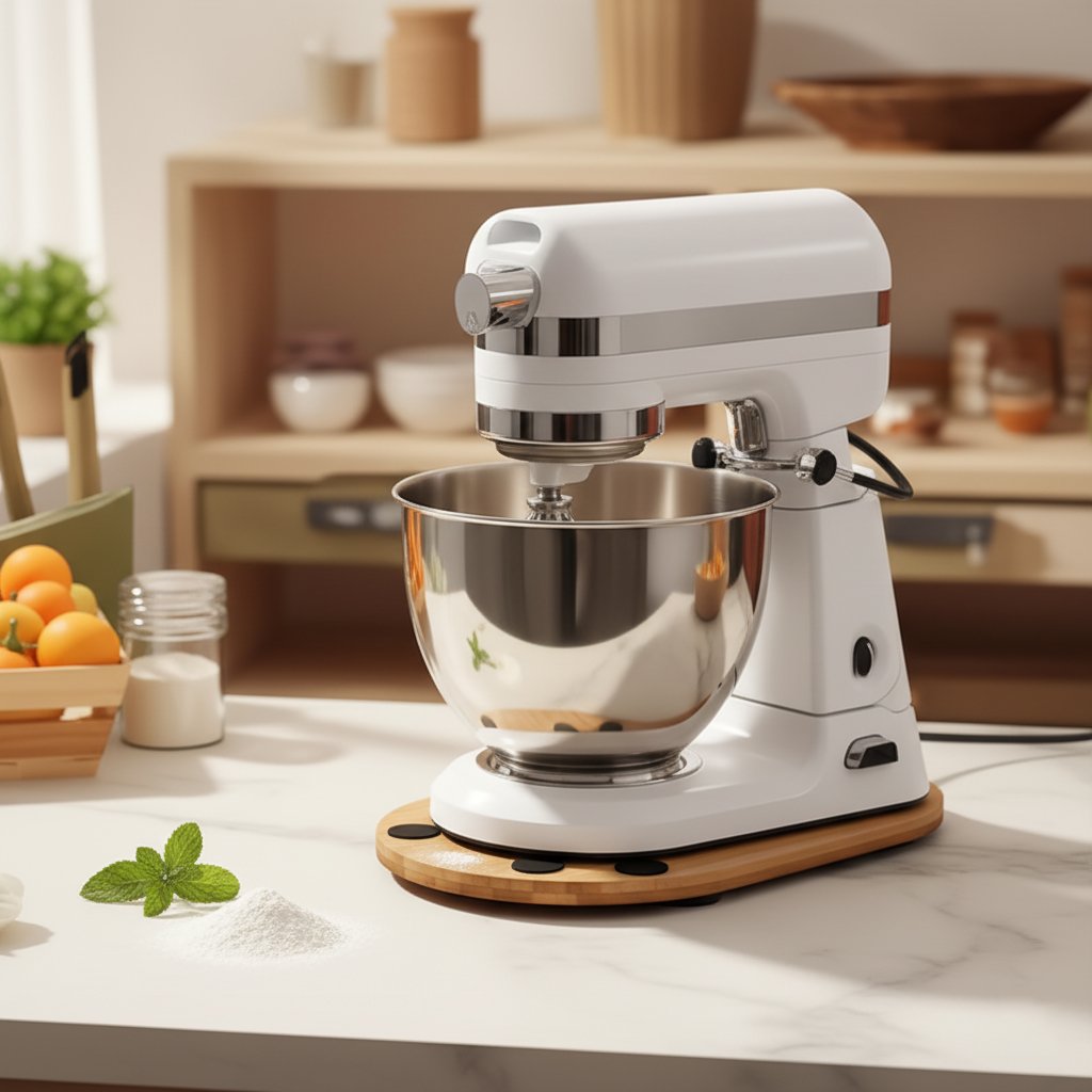 BUY 2 SAVE 5% FREE SHIPPING🔥🔥 Handmade Bamboo Mixer Mobile Tray, Waterproof, Anti-Slip & Corrosion-Resistant