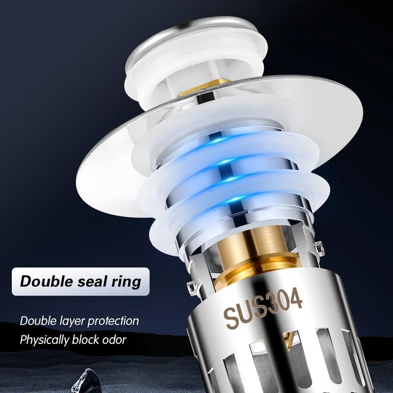 🔥Universal Stainless Steel Drain Strainer