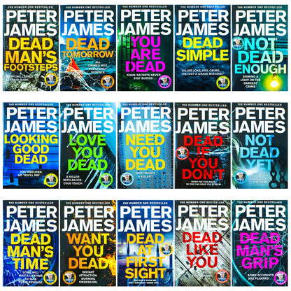 Roy Grace Series Book 1-15 Collection 15 Books Set By Peter James