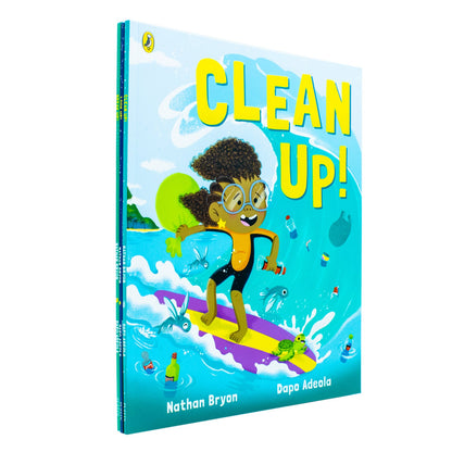 Nathan Bryon 3 Books Collection set (Look Up!, Clean Up!, Speak Up!) | Inspiring Children’s Picture Books on Kindness, Environment & Confidence