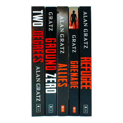 Alan Gratz 5 Books Collection Set (Allies, Two Degrees, Grenade, Refugee, Ground Zero)