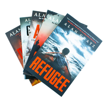 Alan Gratz 5 Books Collection Set (Allies, Two Degrees, Grenade, Refugee, Ground Zero)