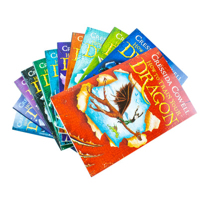 How To Train Your Dragon 12 Books Collection Set By Cressida Cowell
