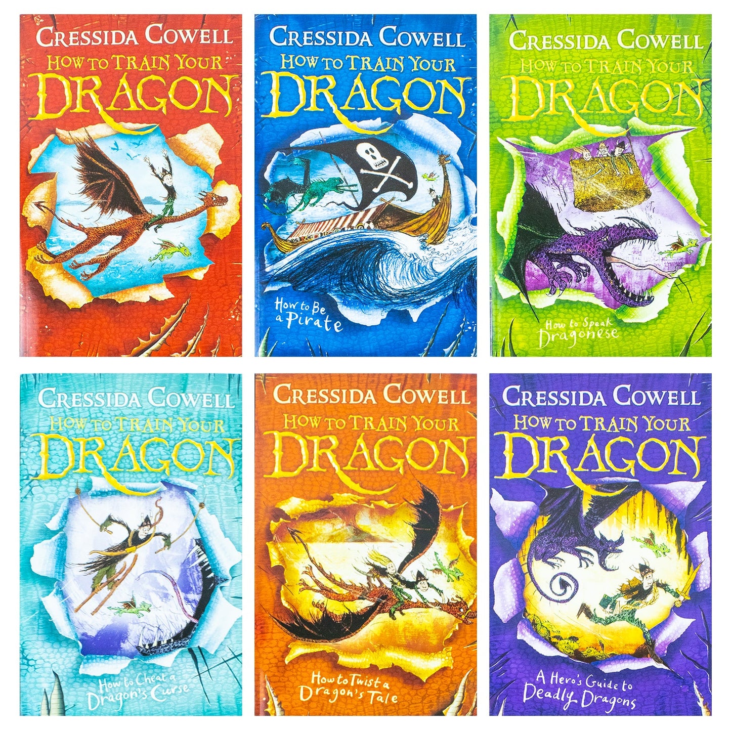 How To Train Your Dragon 6 Books Collection - 1 to 6 by ‎Cressida Cowell