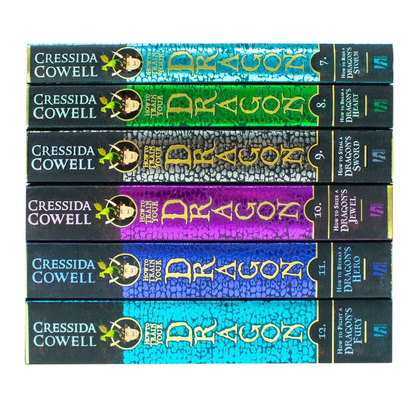 How to Train Your Dragon 6 Books Collection Set Book 7 to 12 By Cressida Cowell