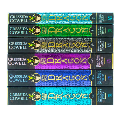 How to Train Your Dragon 6 Books Collection Set Book 7 to 12 By Cressida Cowell