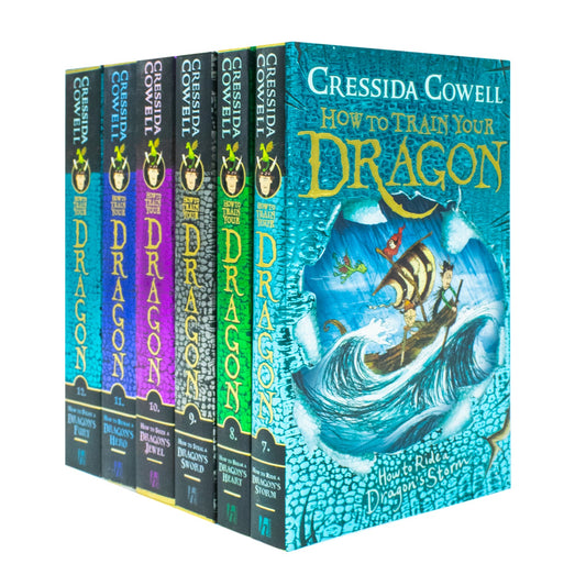 How to Train Your Dragon 6 Books Collection Set Book 7 to 12 By Cressida Cowell