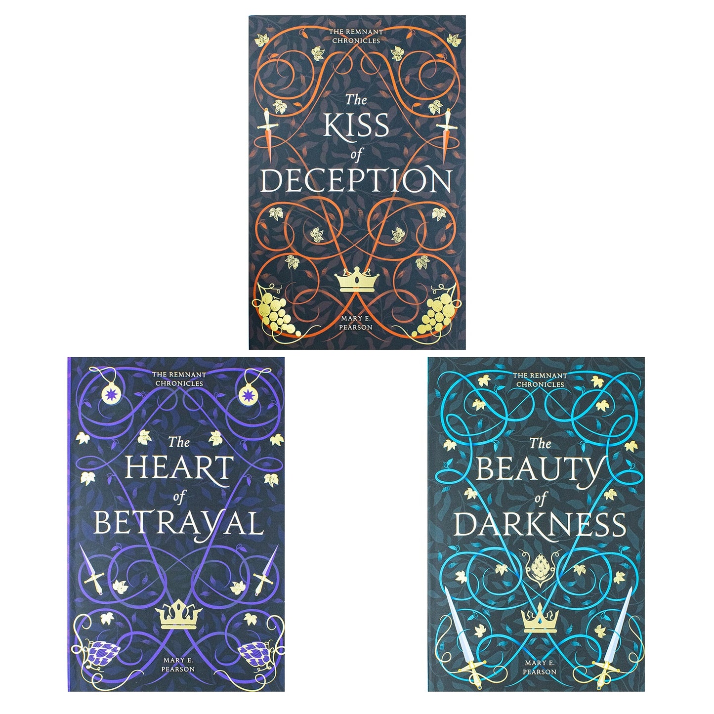The Remnant Chronicles Collection 3 Books Set By Mary E Pearson (The Kiss of Deception, The Heart of Betrayal, The Beauty of Darkness)