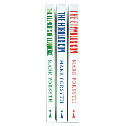Mark Forsyth 3 Books Collection Set (The Etymologicon, The Elements of Eloquence & Horologicon)