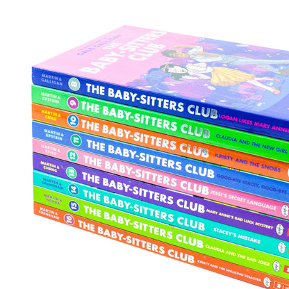 Babysitters Club Graphix 8-16 Books Collection Set: Full-Colour Edition (Baby-Sitters Club Graphic Novel) (Logan Likes Mary Anne!, Claudia and the New Girl, Kristy and the Snobs & More)