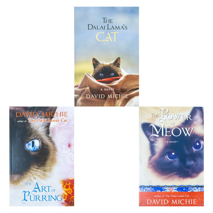 David Michie The Dalai Lamas Cat 3 Books Collection Set The Dalai Lamas Cat The Art Of Purring The..