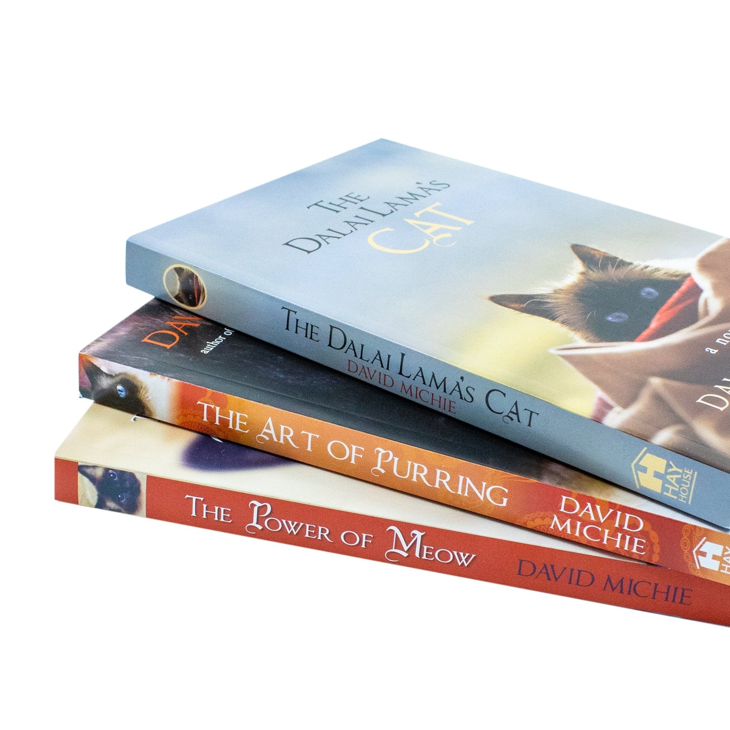 David Michie The Dalai Lamas Cat 3 Books Collection Set The Dalai Lamas Cat The Art Of Purring The..