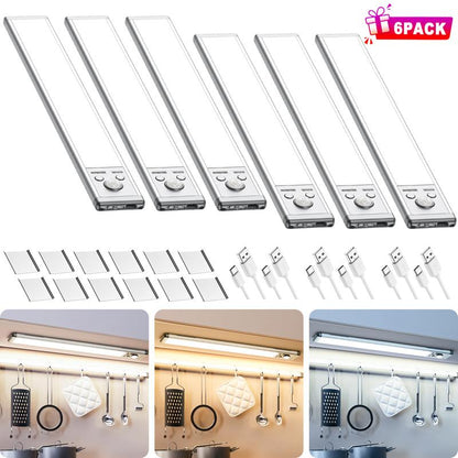 Under Cabinet Lights, 76LED Motion Sensor Night Light Indoor