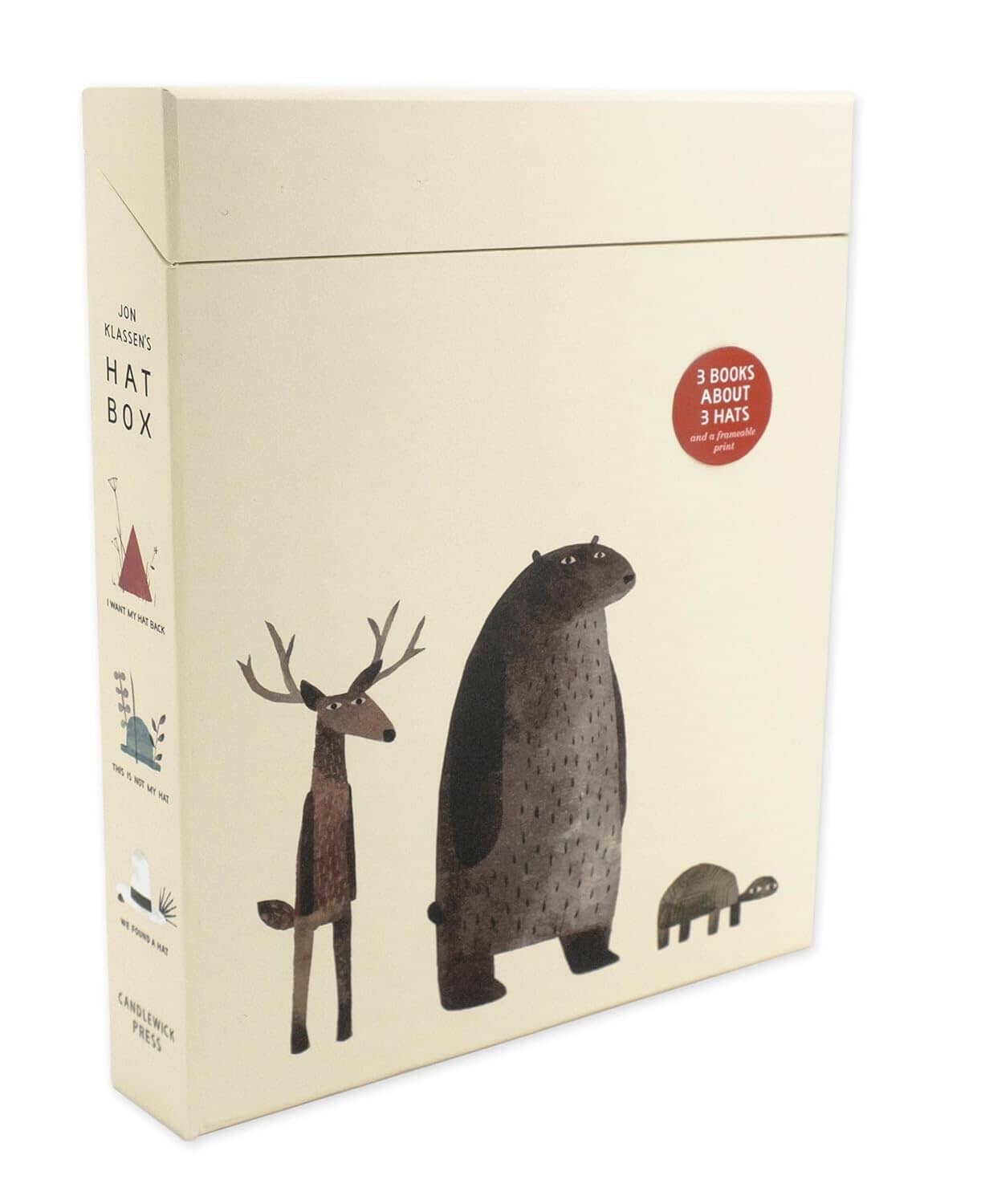 Jon Klassen's Hat Box (The Hat Trilogy) (I Want My Hat Back, This Is Not My Hat, We Found a Hat)