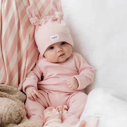 Baby Frill Onesie - Rose