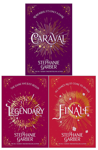Caraval Series 3 Books Collection Set By Stephanie Garber - Caraval, Legendary, Finale
