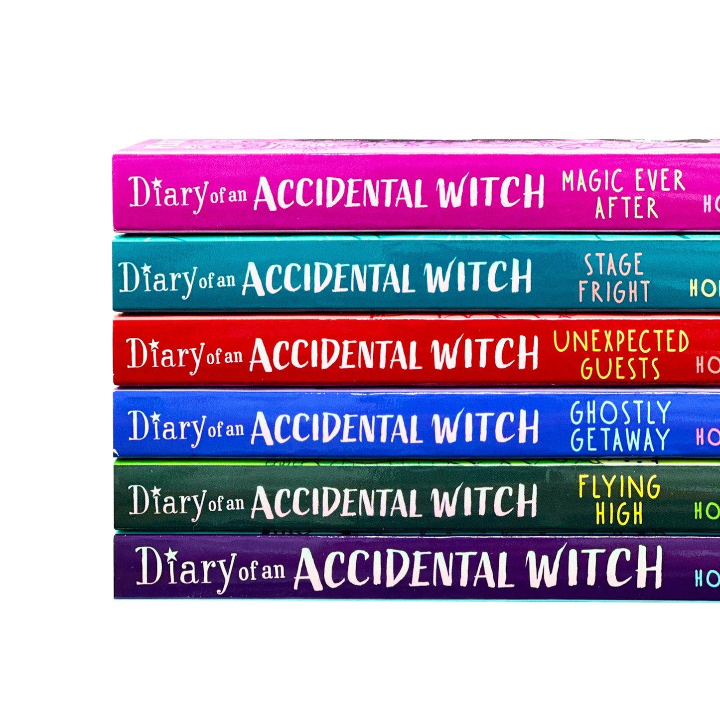 Diary of an Accidental Witch Series 6 Books Collection Set by Honor & Perdita Cargill (Diary of an Accidental Witch, Flying High, Ghostly Getaway, Unexpected Guests, Stage Fright, Magic Ever After)