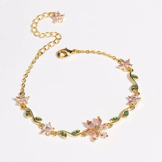 🔥Last Day 50% OFF -🌼✨Flower Bracelet(💫Exquisite Craftsmanship, Lasting Brilliance)