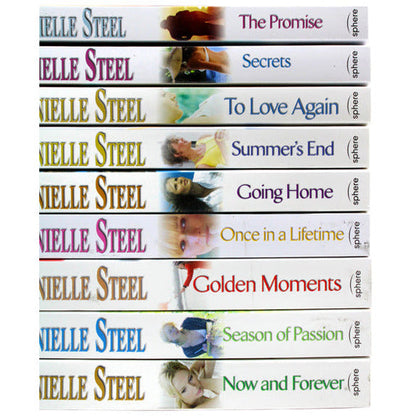 Danielle Steel Collection 9 Books Set (Going Home, To Love Again, The Promise, Summer's End, Season of Passion, Secrets, Once in a Lifetime, Now and Forever, Golden Moments)