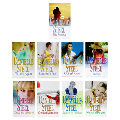 Danielle Steel Collection 9 Books Set (Going Home, To Love Again, The Promise, Summer's End, Season of Passion, Secrets, Once in a Lifetime, Now and Forever, Golden Moments)