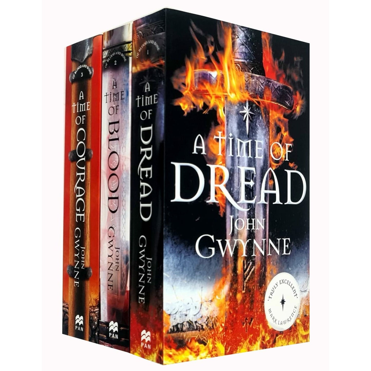 John Gwynne Of Blood and Bone Trilogy | 3 Books Collection Set – A Time of Dread, A Time of Blood & A Time of Courage