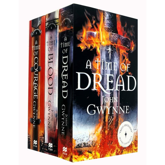 John Gwynne Of Blood and Bone Trilogy | 3 Books Collection Set – A Time of Dread, A Time of Blood & A Time of Courage