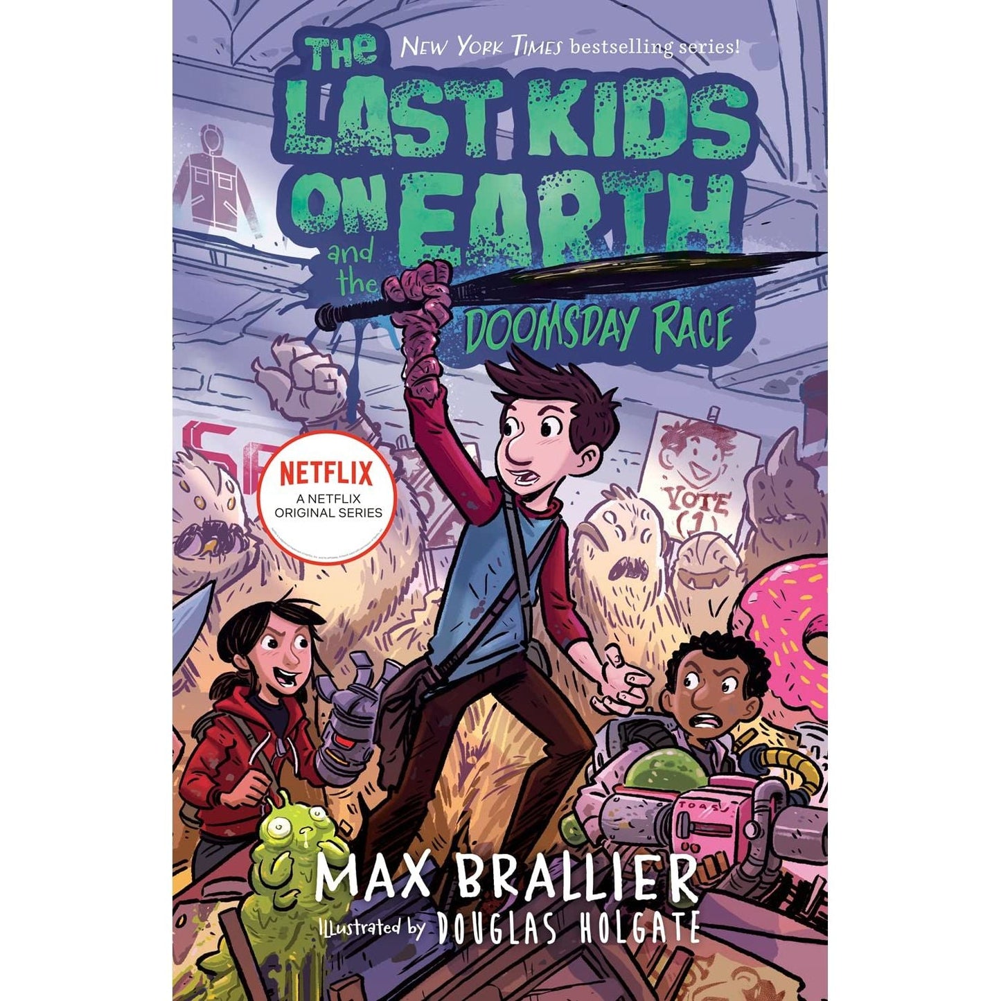 The Last Kids on Earth 3 Books Collection Set by Max Brallier (Books 7-9) (Doomsday Race, Forbidden Fortress, Monster Dimension)