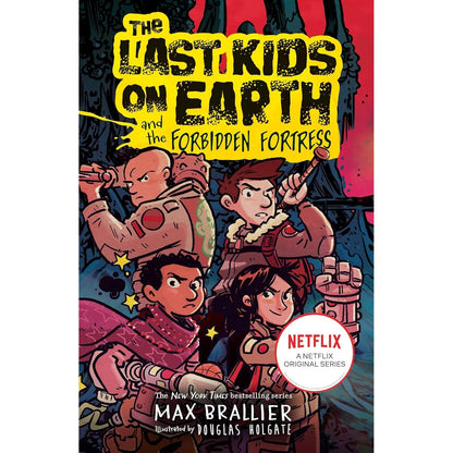 The Last Kids on Earth 3 Books Collection Set by Max Brallier (Books 7-9) (Doomsday Race, Forbidden Fortress, Monster Dimension)