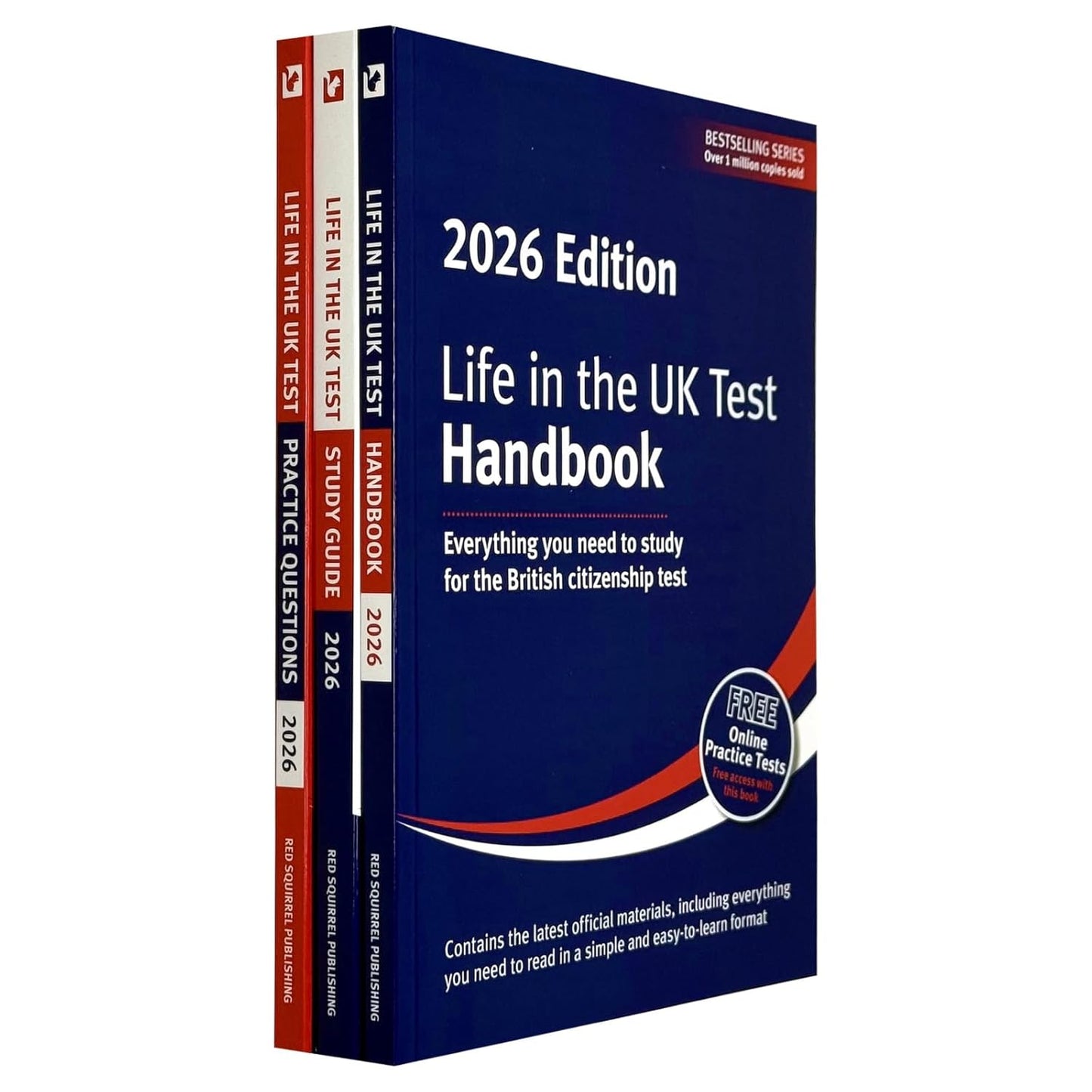 Life in the UK Test 2026 Collection 3 Books Set By Henry Dillon, Alastair Smith (Practice Questions, Study Guide and Handbook)